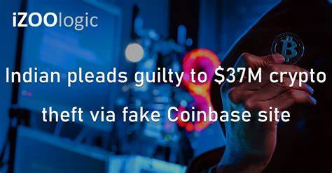 Indian pleads guilty to $37M crypto theft via fake Coinbase site - iZOOlogic