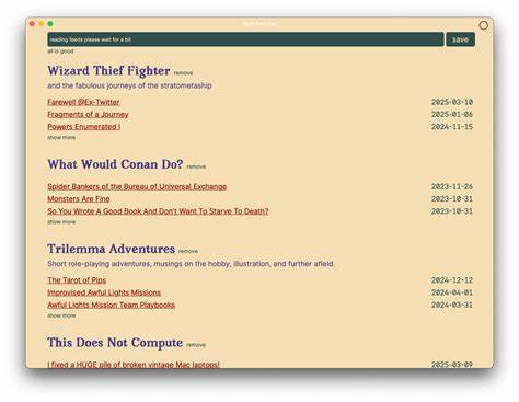 RSS doesn't necessarily means firehose