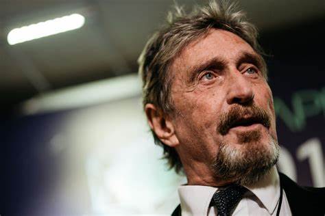 John McAfee charged with fraud over alleged cryptocurrency scheme - The Washington Post