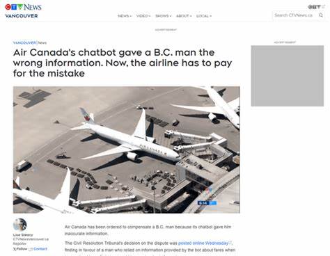 What Air Canada Lost in 'Remarkable' Lying AI Chatbot Case