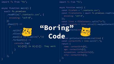 The Joy of a Boring Codebase