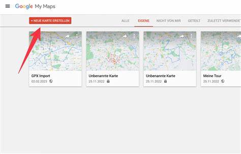 Karte erstellen oder öffnen - Computer - My Maps-Hilfe
