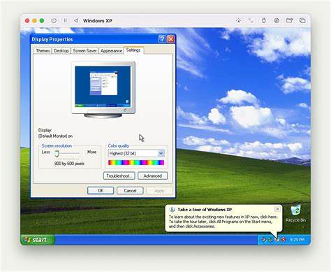 Exploring Windows XP on macOS ARM64