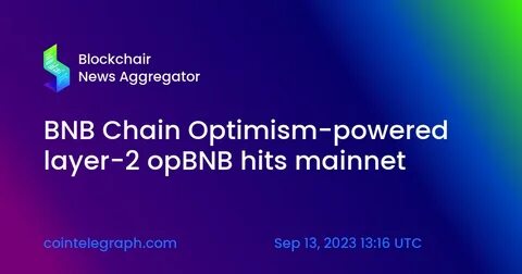 BNB Chain Reveals Mainnet Launch Details for Pascal Hardfork - BeInCrypto