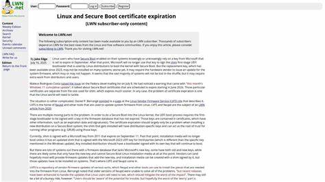 Linux and Secure Boot certificate expiration