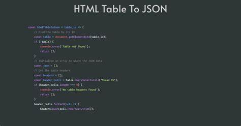 Show HN: Send JSON Data directly to a table straight from your web app code