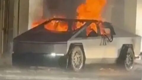 Trump Tower CCTV shows killer Tesla Cybertruck explosion amid suicide bomb fears - Daily Star