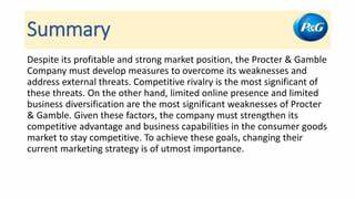 Why Procter & Gamble Has a Strong Competitive Advantage