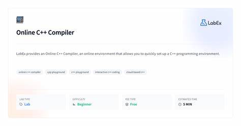 C++ Online Compiler