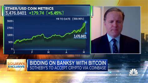 Auction house Sotheby's to accept bitcoin and ether for a physical artwork via Coinbase - The Block