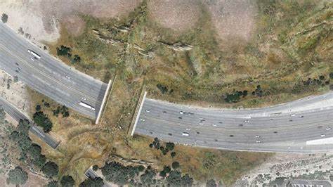 Largest Wildlife Bridge Spanning 10 Lanes of CA 101 Is Nearly Complete