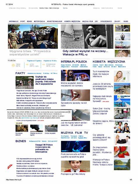 Interia - Polska i świat: informacje, sport, gwiazdy