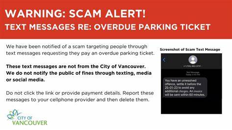 Scam alert: New text message targets drivers with fake parking ticket