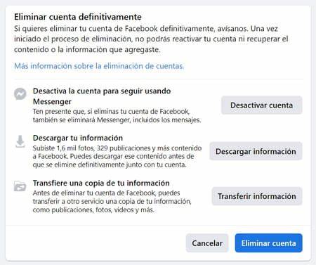 Eliminar cuenta Facebook (2023): PC, móvil (Android, iPhone)