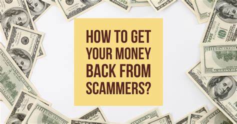 How to recover your money if you’ve been scammed