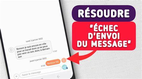 Échec d’envoie message messenger - CommentCaMarche