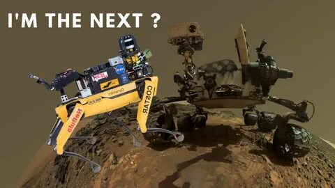 Robot Videos: Mars Helicopters, Rope-Driven Dog, More