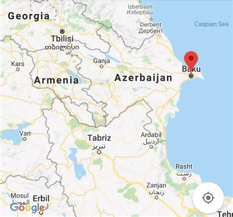 Google Map of Baku, Azerbaijan - Nations Online Project