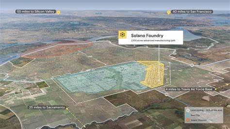 'Utopian' city California Forever announces tech manufacturing park