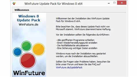 Update Pack für Windows 8.1, Windows 8 und Windows 7