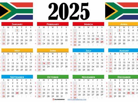 Year 2025 Calendar – Trinidad and Tobago