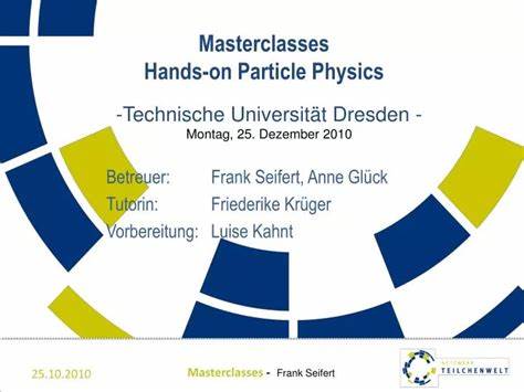 Hands on Particle Physics