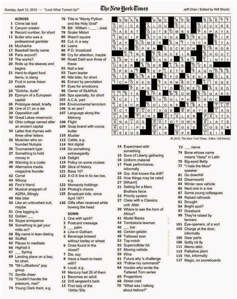 NYT Crossword Answers 07/01/23 - NYT Crossword Answers