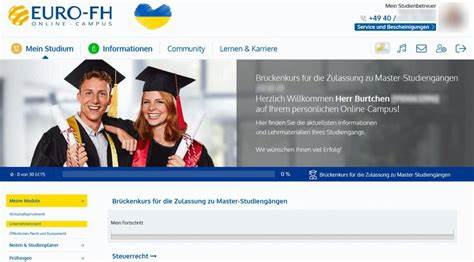 Online-Campus der Euro-FH