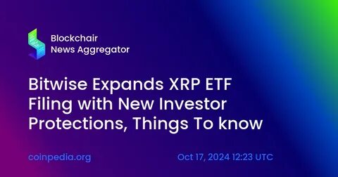 SEC Acknowledges the XRP ETF Filing from Bitwise