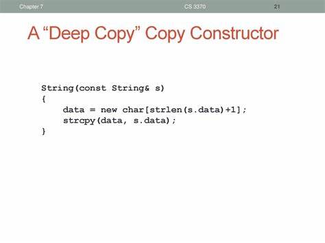 Deep in Copy Constructor: The Heart of C++ Value Semantics