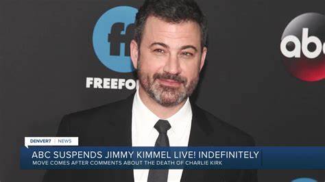 ABC suspends Jimmy Kimmel's show indefinitely over remarks about Kirk's death