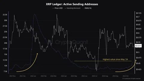 XRP Active Addresses Hit Highest Level Since April 2023 – Will Price Follow? - TradingView