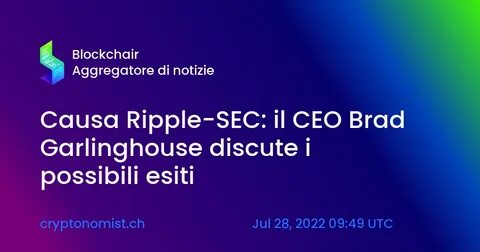 SEC to drop Ripple appeal, Garlinghouse says; no SEC comment yet - CryptoTvplus
