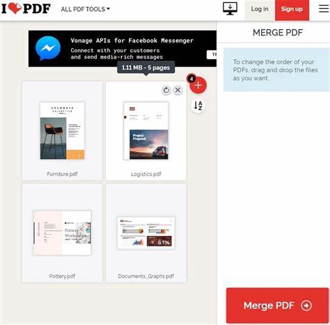 Merge PDF files online. Free service to merge PDF - iLovePDF