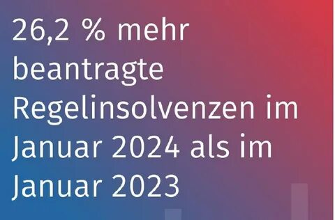 Startseite Presse Beantragte Regelinsolvenzen im August 2024: +10,7 % zum Vorjahresmonat