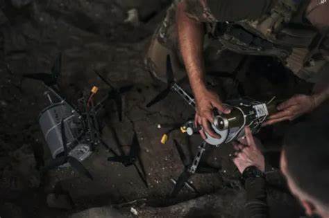 They escaped Ukraine's front lines. The sound of drones followed them