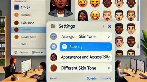 New skin tone settings in Microsoft Teams