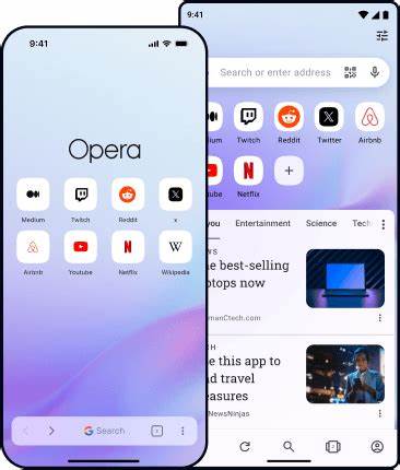 Téléchargez le navigateur Opera pour ordinateur, téléphone, tablette 