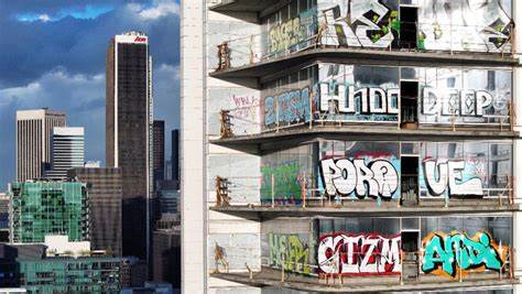 The Graffiti High-Rise Towering Over Grammys Ceremony - Hollywood Reporter