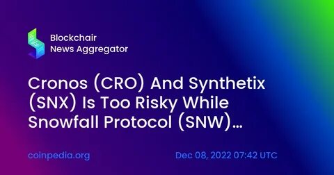 Why is Cronos (CRO) rallying? - FXStreet