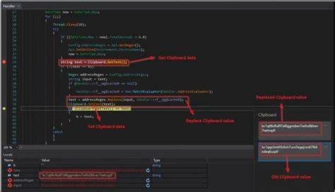 New clipboard hijacker replaces crypto wallet addresses with lookalikes - BleepingComputer