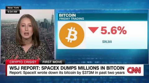 Bitcoin falls as SpaceX reportedly dumps the cryptocurrency - CNN