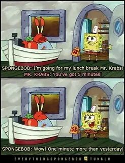 Bob is always on lunch break