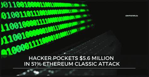 Hackers may have just stolen $1 million from the Ethereum Classic blockchain in a “51%” attack - MIT Technology Review