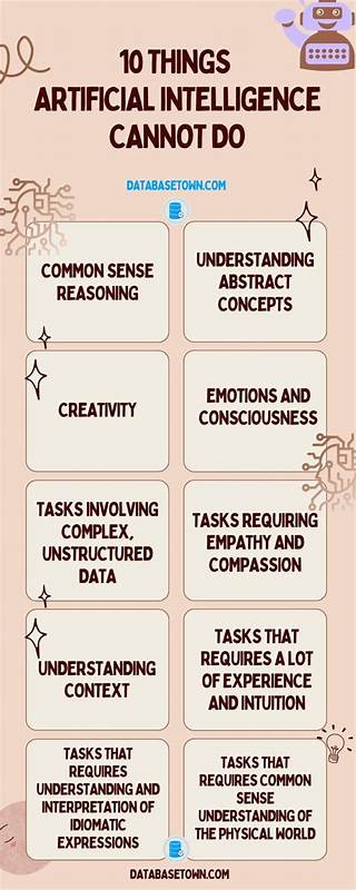 Things that AI cannot do