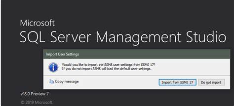 SQL Server Management Studio (SSMS) 18.0 released for general 