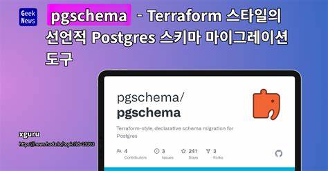 Pgschema: Terraform-style, declarative schema migration for Postgres