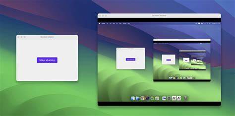 Open source simple screen sharing tool over WebRTC