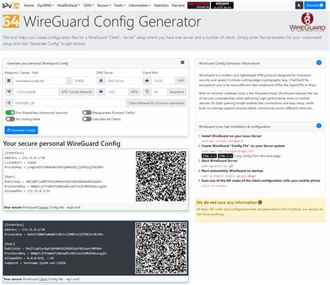 Show HN: WireGuard Configuration Generator