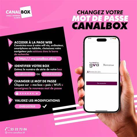 My.canalbox.africa changer le mot de passe [Résolu]